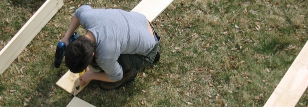Making a raised bed