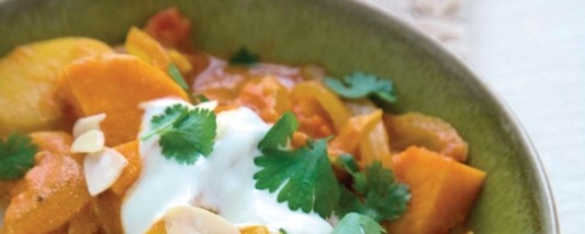 Pepper and potato curry