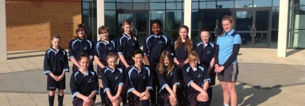 Ormiston Bushfield Academy's girls' rugby team
