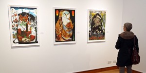 Sue Shield's exhibition, Landed, at City Gallery, Priestgate. Photograph by Richard Gunn