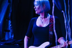 Hannah H. Foxx, bassist and backline anchor for Burning Codes