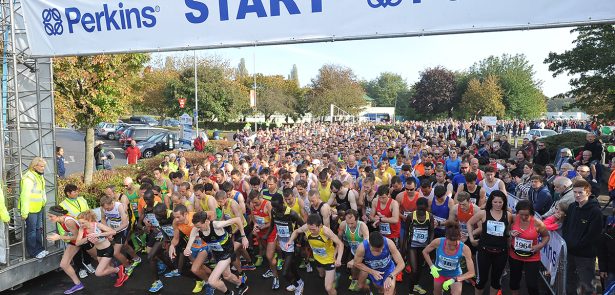 Great Eastern Run 2014 Start of the Half Marathon