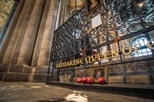 Katharine of Aragon's tomb at Peterborough Cathedral - The Katharine of Aragon Festival is 26-29 January 2023