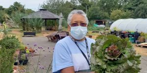 Volunteer in the Westraven garden