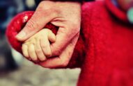 Holding hands